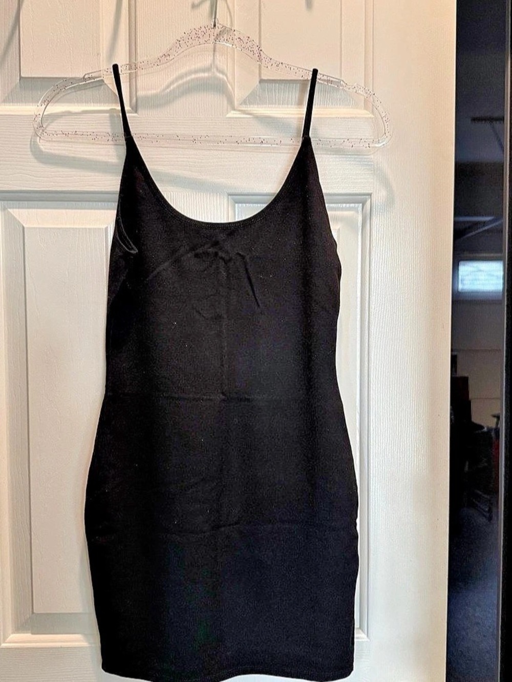 Iris Mini Slip Dress in Black Size Small Like New